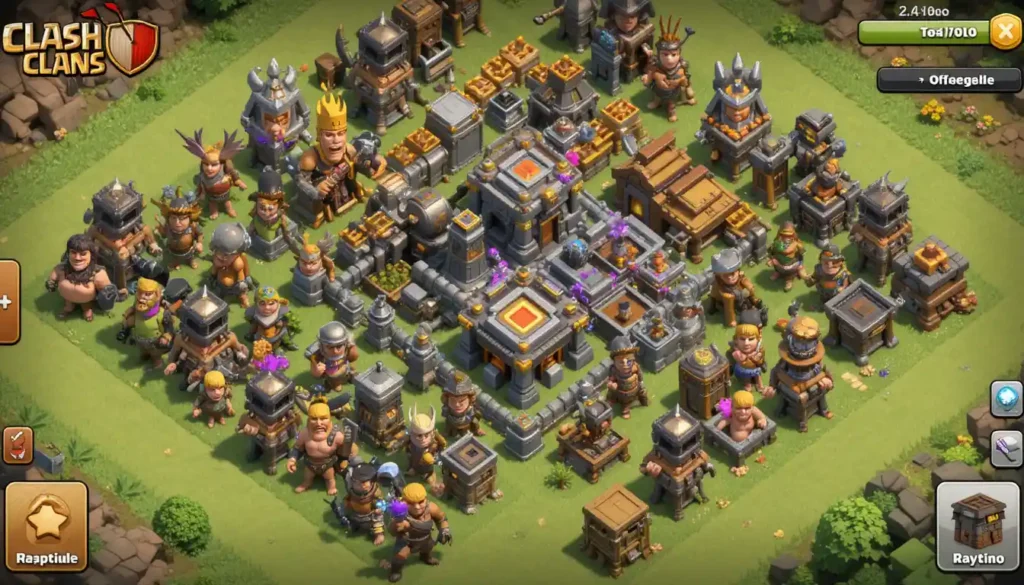 Strategi 3 Bintang di COC Online dengan Pasukan Darat