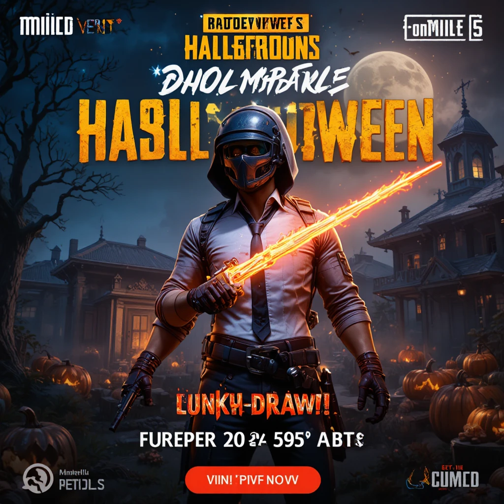 Update Halloween PUBG Mobile 2025: Skin Senjata Gratis & Lucky Draw Seram!