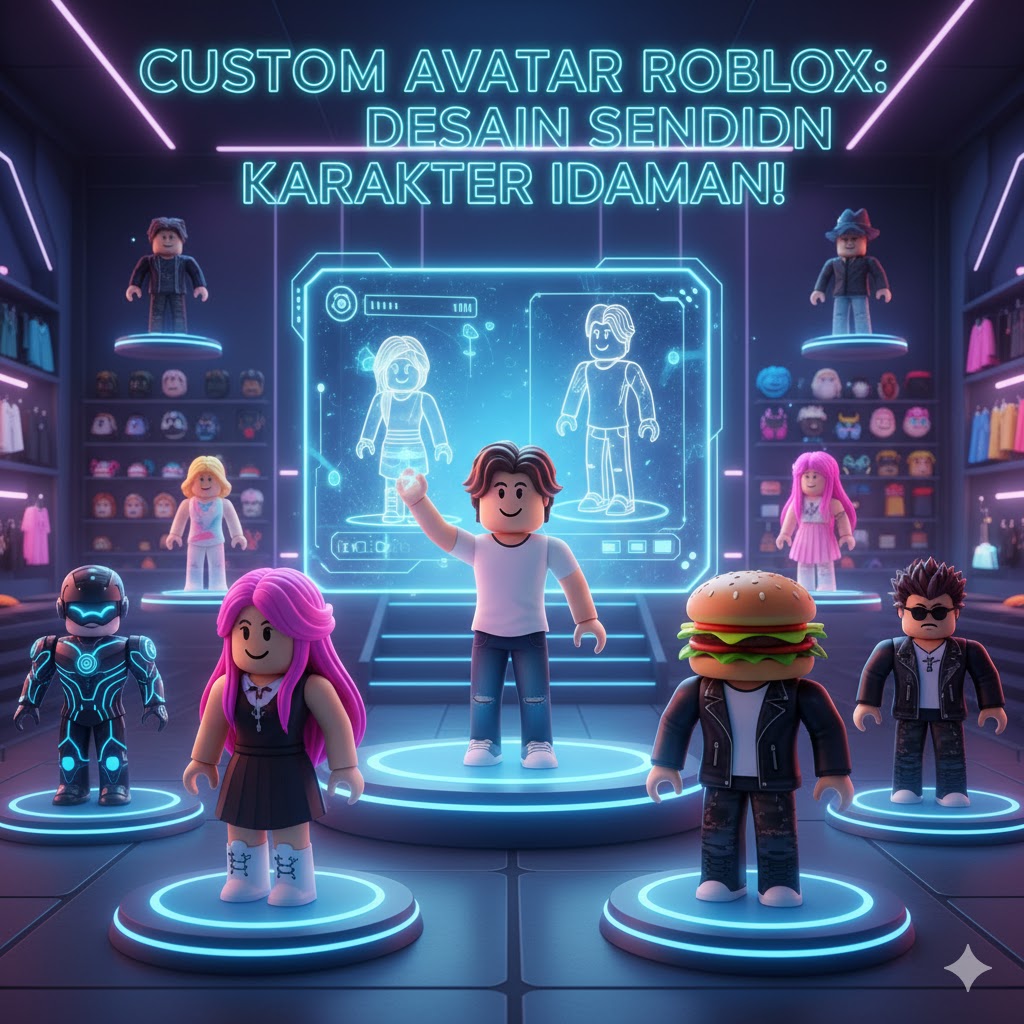 Custom Avatar Roblox: Desain Sendiri Karakter Idaman!