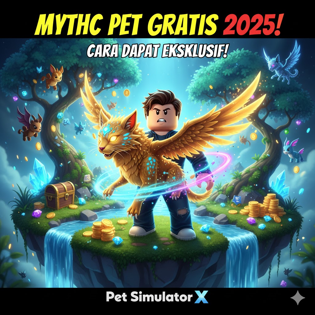 Pet Simulator X Mythic Pet: Cara Dapat Gratis 2025!