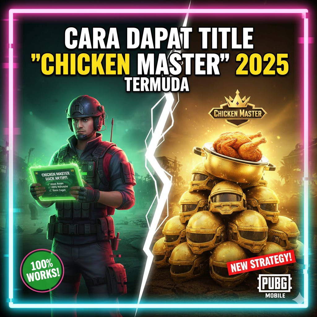 Cara Dapat Title “Chicken Master” 2025 Termudah di PUBG Mobile