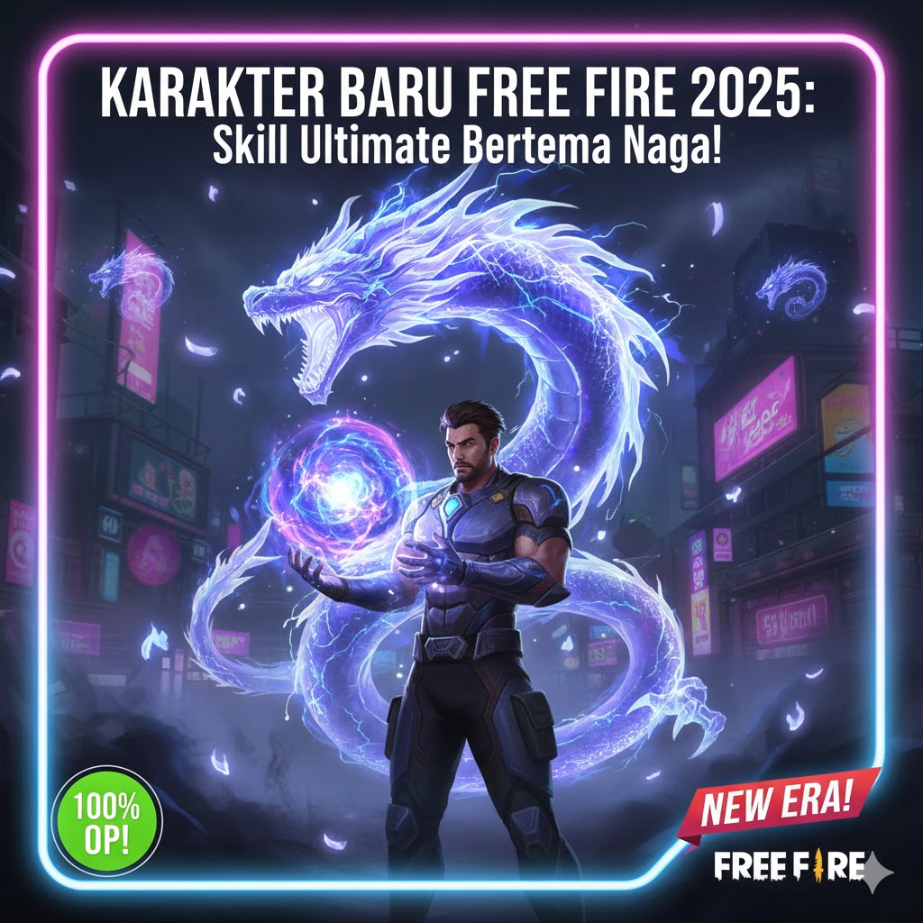 Karakter Baru Free Fire 2025: Skill Ultimate Bertema Naga!