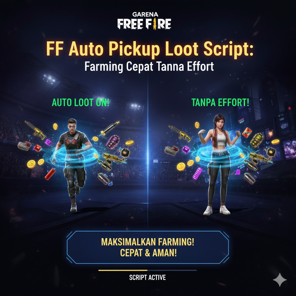FF Auto Pickup Loot Script: Farming Cepat Tanpa Effort di OB44 2026!