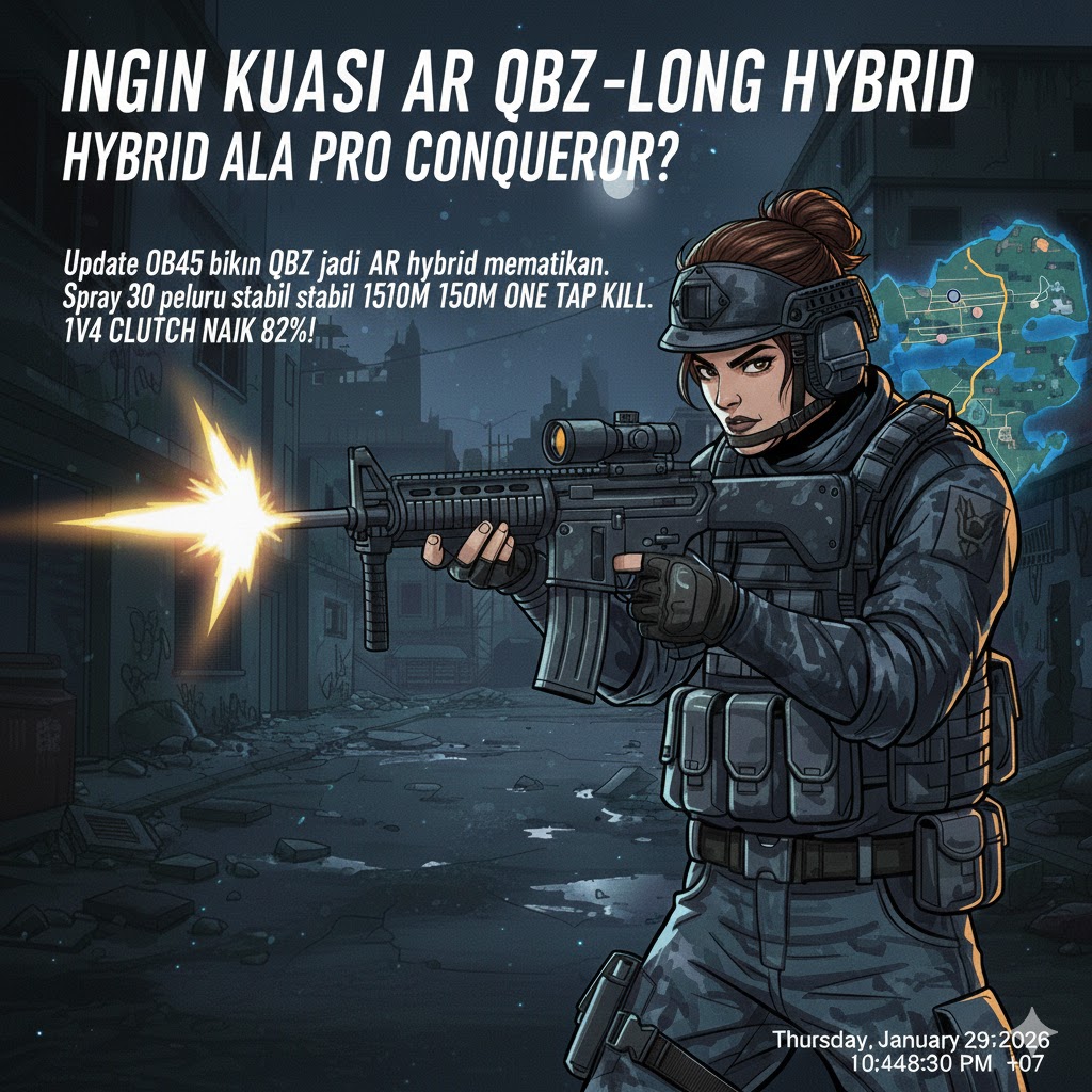 AR QBZ Mid-Long Hybrid PUBG: