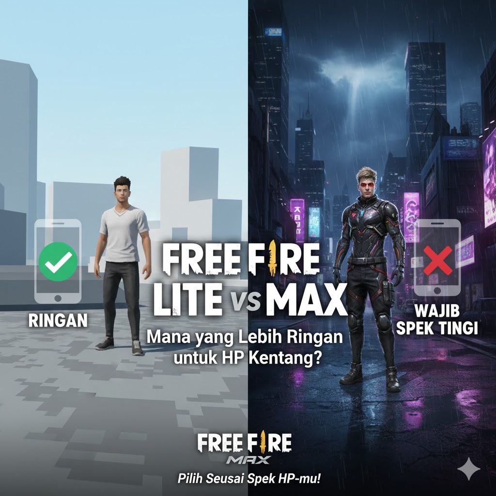 Free Fire Lite vs Max: Mana yang Lebih Ringan untuk HP Kentang?
