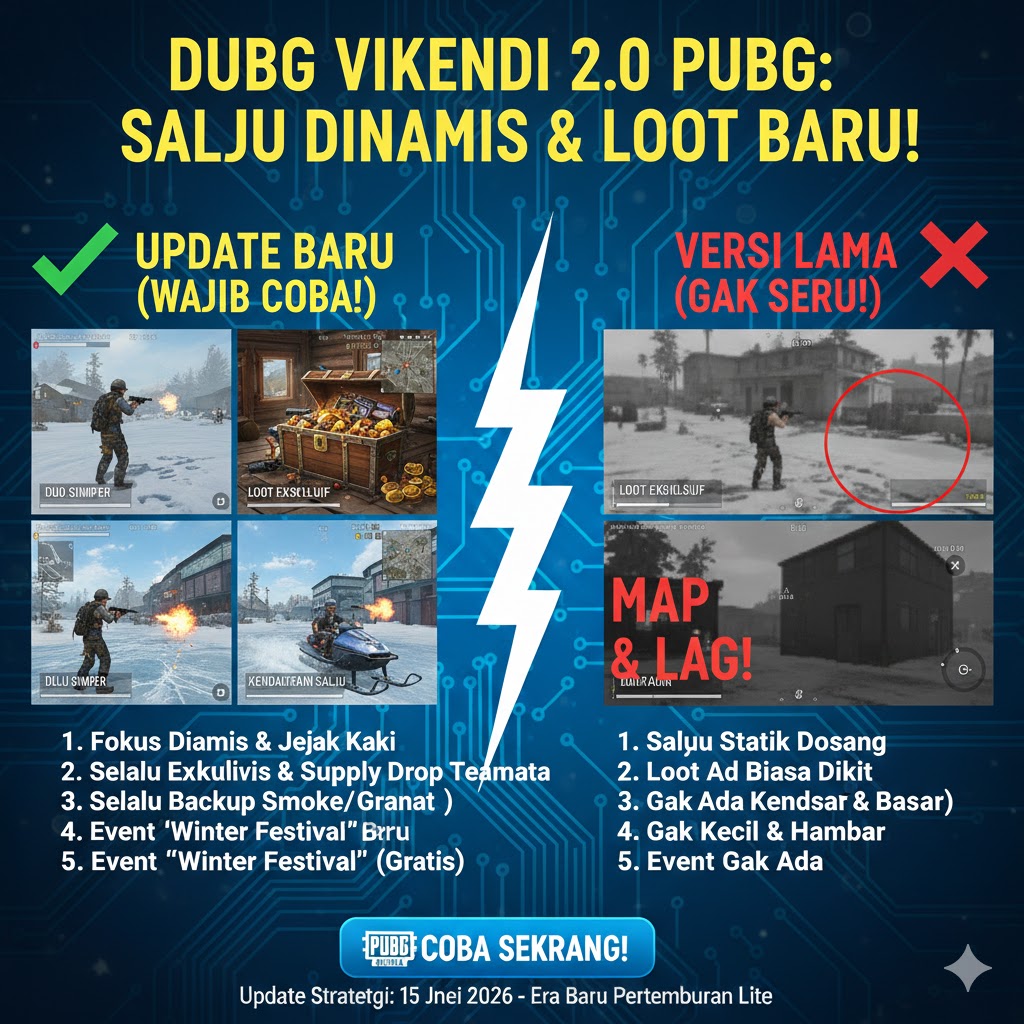 Map Vikendi 2.0 PUBG Mobile: Salju Dinamis & Loot Baru!