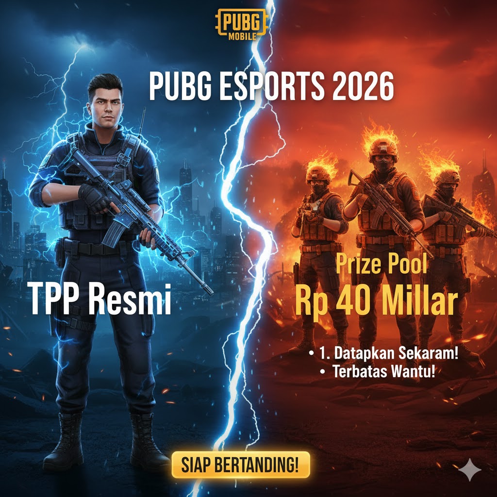 PUBG Esports 2026: TPP Resmi dan Prize Pool Rp 40 Miliar