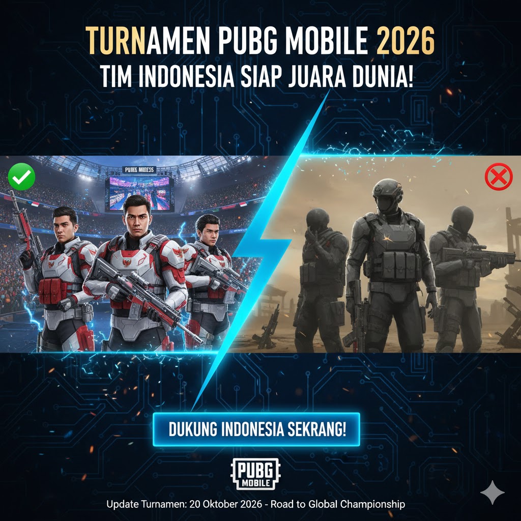 Turnamen PUBG Mobile 2026: Tim Indonesia Siap Juara Dunia!
