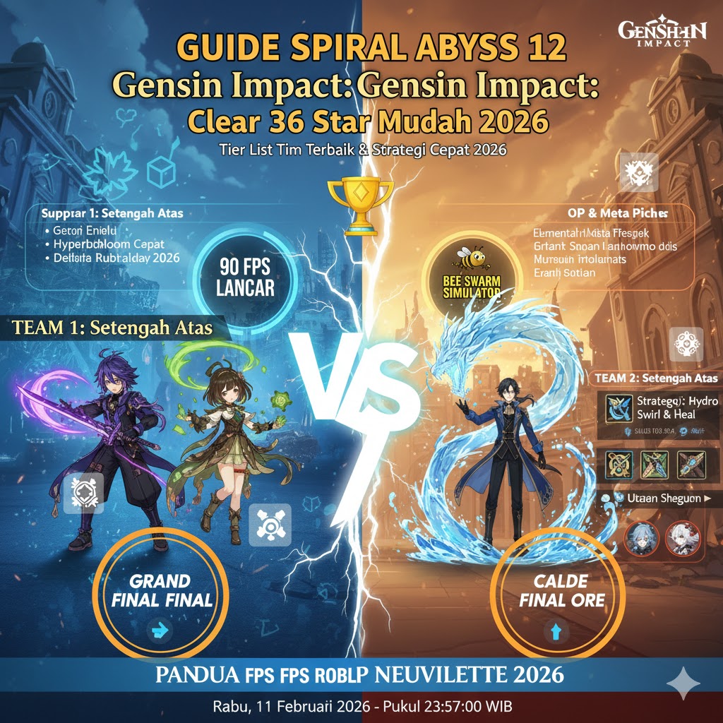 Guide Spiral Abyss 12 Genshin Impact: Clear 36 Star Mudah