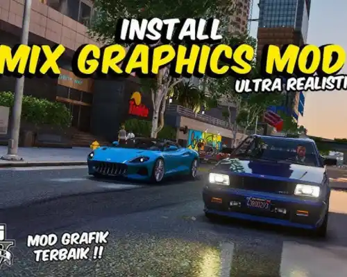 Cara Instal Mod Grafik Realistis GTA V di PC Low-End 2026