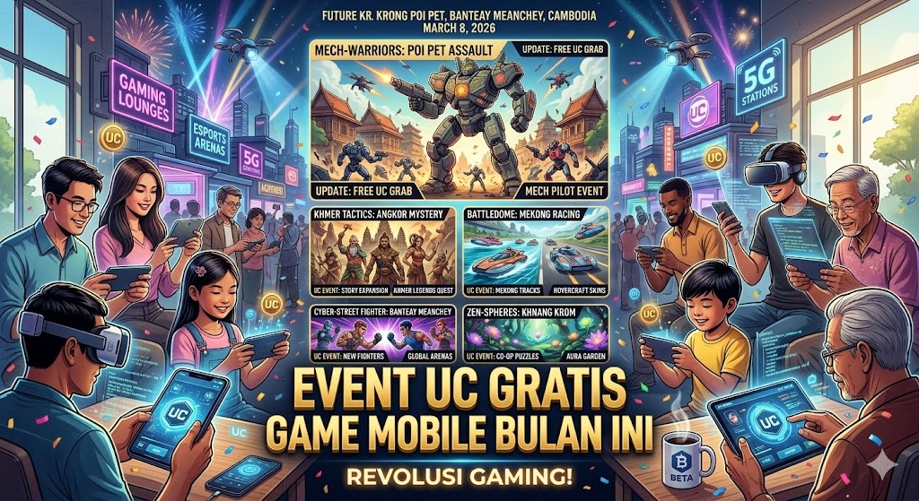 Event UC Gratis Game Mobile Bulan Ini Maret 2026!