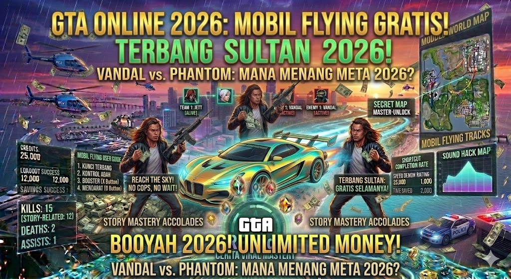 Mobil Flying GTA V Gratis: Terbang Sultan 2026!